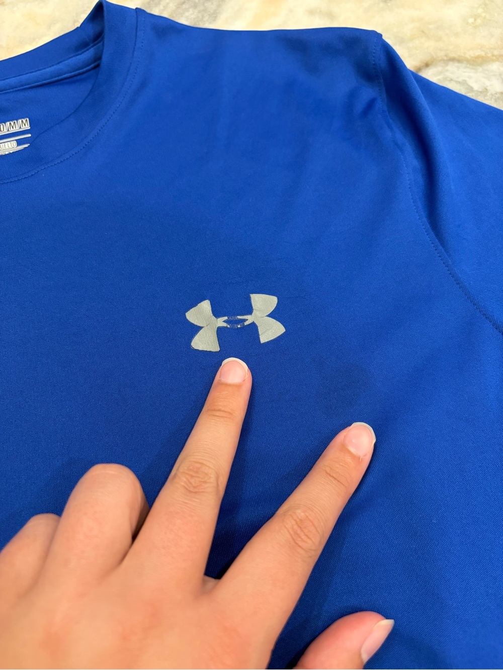 Under Armour Men's Tech 2.0 Short Sleeve Crew - Royal Blue - Picture 6 of 8